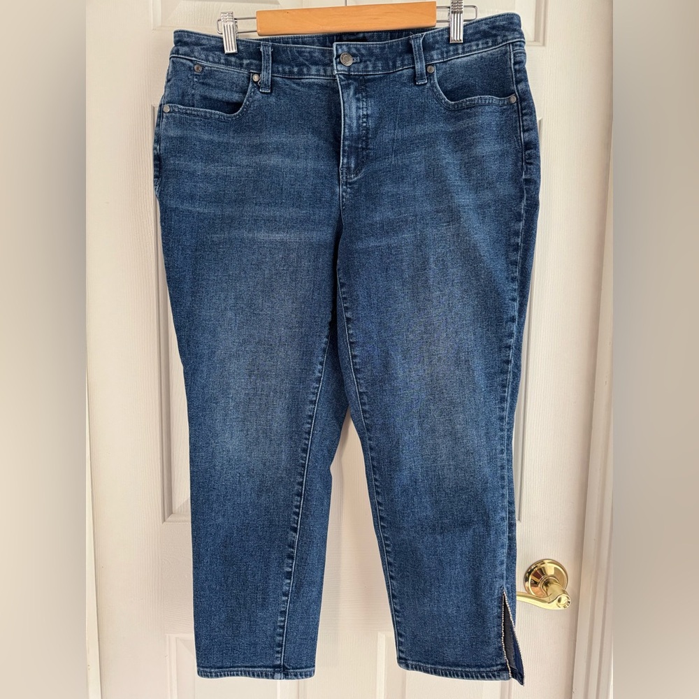 Talbots Blue Ankle Cropped Jeans